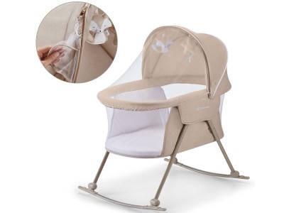 Kinderkraft Lovi Baby cot/basket - Beige | Baby Snooze