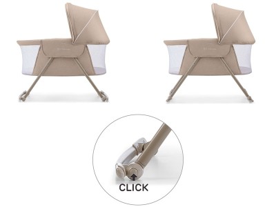 Kinderkraft Lovi Baby cot/basket - Beige | Baby Snooze