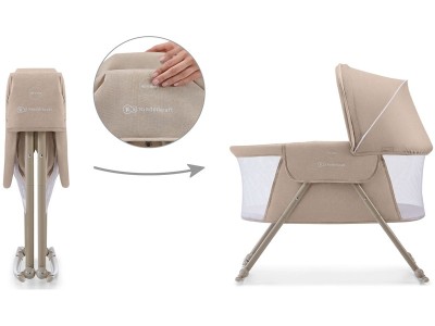 Kinderkraft Lovi Baby cot/basket - Beige | Baby Snooze