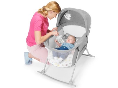 Kinderkraft Lovi Baby cot/basket - Beige | Baby Snooze