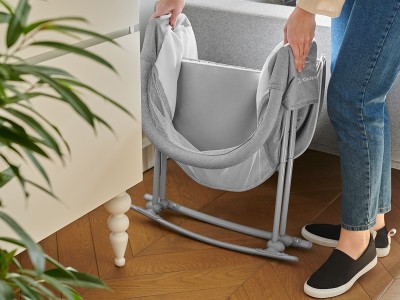 Kinderkraft Lovi Baby cot/basket - Beige | Baby Snooze