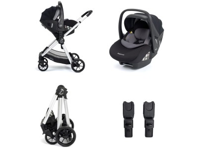 Mimi Travel System Pecan i-Size Car Seat – Silver | Babymore