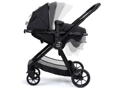 Mimi Travel System Pecan i-Size Car Seat with Isofix - Black