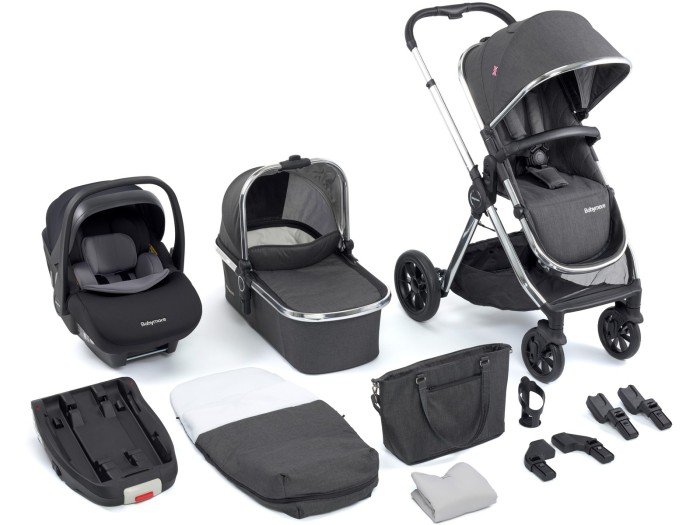 Memore V2 Travel System 13 Piece Pecan i-Size – Chrome | Babymore