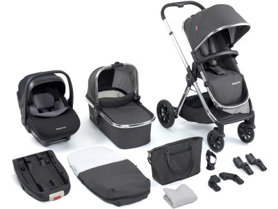Memore V2 Travel System 13 Piece Pecan i-Size – Chrome | Babymore