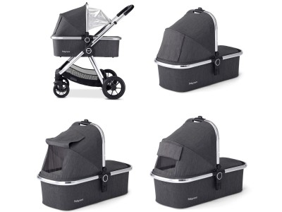 Memore V2 Travel System 13 Piece Pecan i-Size – Chrome | Babymore