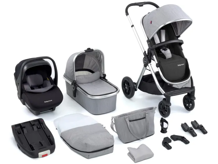 Memore V2 Travel System 13 Piece Pecan i-Size – Silver | Babymore