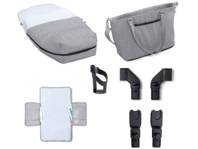 Memore V2 Travel System 13 Piece Pecan i-Size – Silver | Babymore