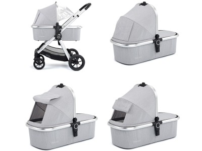Memore V2 Travel System 13 Piece Pecan i-Size – Silver | Babymore