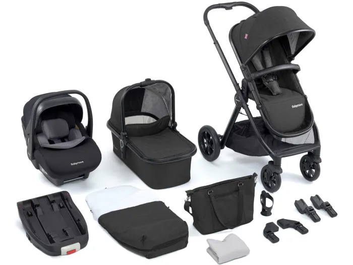 Memore V2 Travel System 13 Piece Pecan i-Size – Black | Babymore