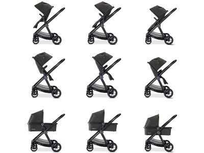 Memore V2 Travel System 13 Piece Pecan i-Size – Black | Babymore