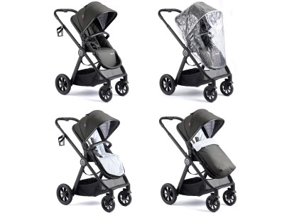 Memore V2 Travel System 13 Piece Pecan i-Size – Black | Babymore