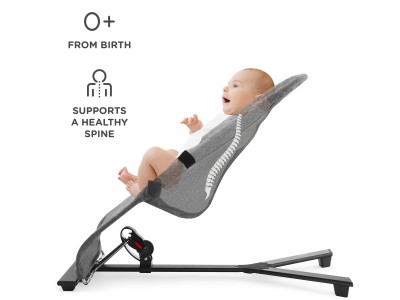 Kinderkraft MIMI reclined cradle - Grey | Baby Snooze