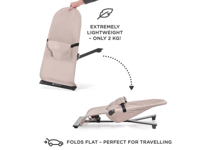 Kinderkraft MIMI reclined cradle - Beige | Baby Snooze