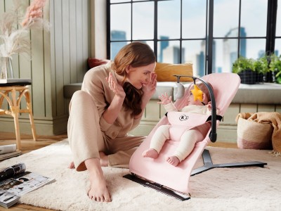 Kinderkraft MIMI reclined cradle - Beige | Baby Snooze