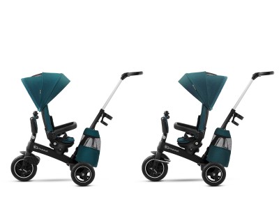 Kinderkraft Easytwist Tricycle - Midnight Green | Baby Snooze