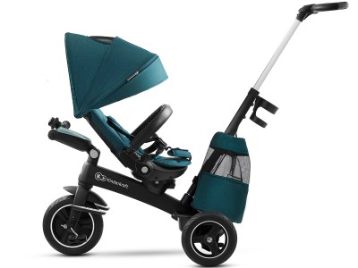 Kinderkraft Easytwist Tricycle - Midnight Green | Baby Snooze