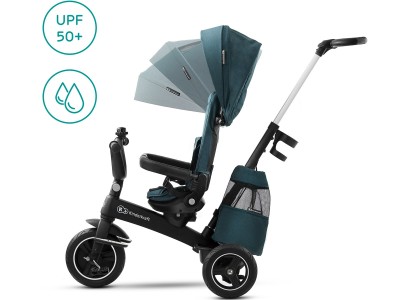 Kinderkraft Easytwist Tricycle - Midnight Green | Baby Snooze