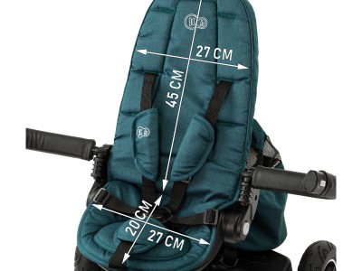 Kinderkraft Easytwist Tricycle - Midnight Green | Baby Snooze