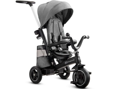 Kinderkraft Easytwist Tricycle - Platinum Grey | Baby Snooze
