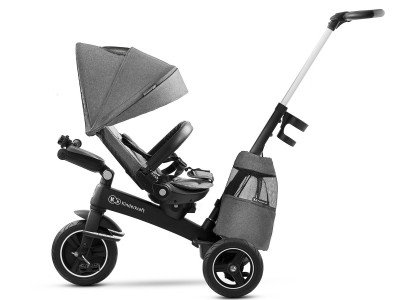 Kinderkraft Easytwist Tricycle - Platinum Grey | Baby Snooze