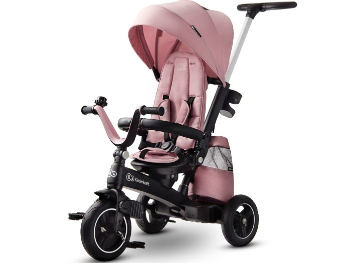 Kinderkraft Easytwist Tricycle - Mauvelous Pink | Baby Snooze