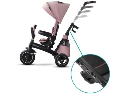 Kinderkraft Easytwist Tricycle - Mauvelous Pink | Baby Snooze