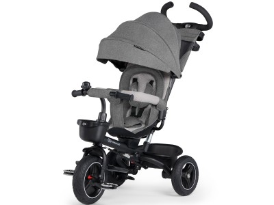 Kinderkraft Spinstep Tricycle - Platinum Grey | Baby Snooze