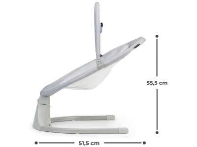 Kinderkraft Luli Baby Rocker - Grey | Baby Snooze