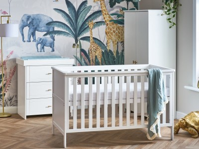 Obaby Evie 3 Piece Room Set - White | Baby Snooze