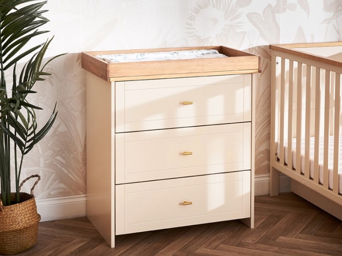 Obaby Evie Changing Unit - Cashmere | Baby Snooze