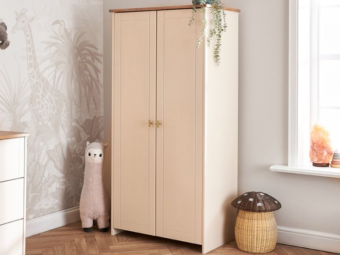 Obaby Evie Double Wardrobe - Cashmere | Baby Snooze