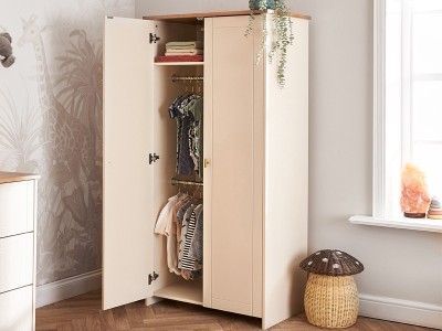 Obaby Evie Double Wardrobe - Cashmere | Baby Snooze