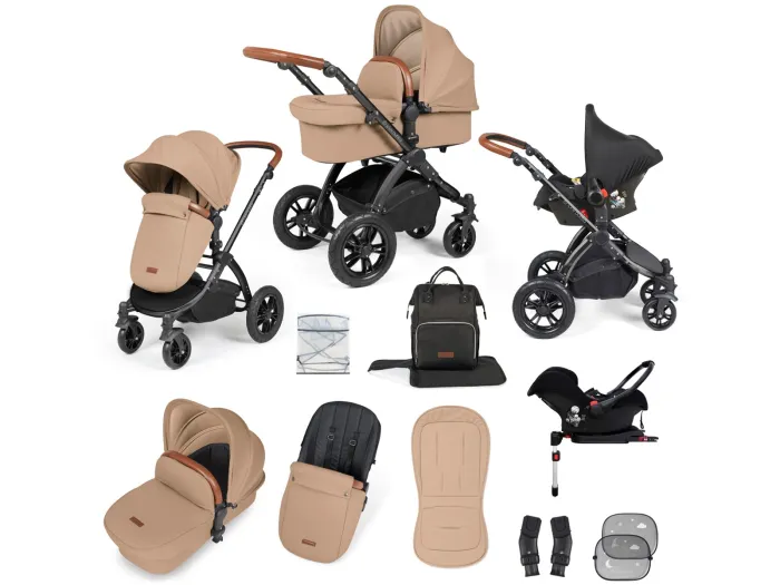 Stomp Luxe All-in-One Travel System With Isofix Base (Galaxy)