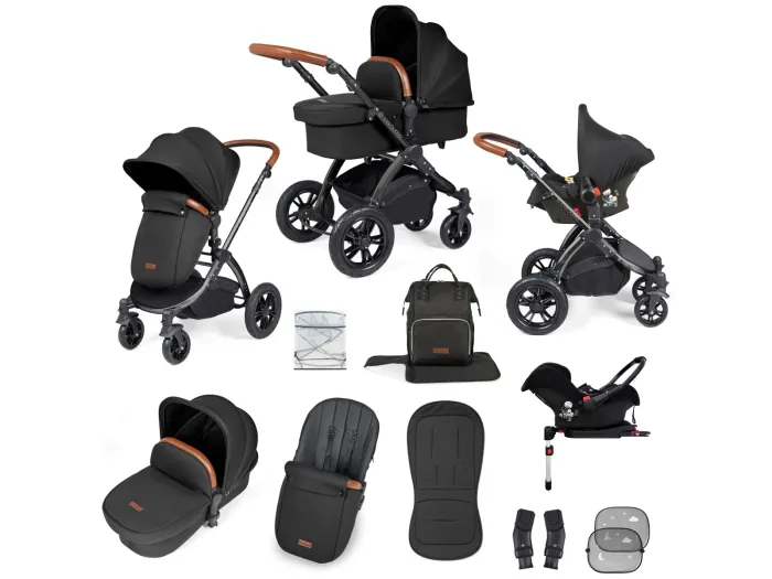 Stomp Luxe All-in-One Travel System With Isofix Base (Galaxy)