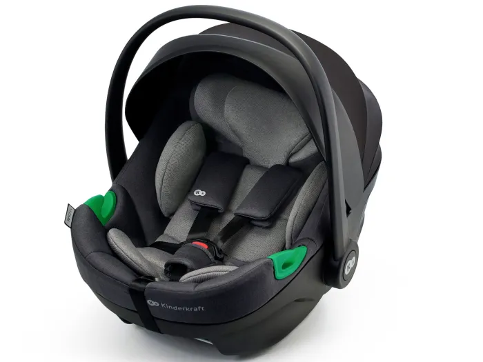 Kinderkraft I-CARE i-Size car seat - Cool Grey