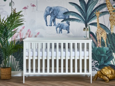Obaby Evie Cot Bed - White | Baby Snooze