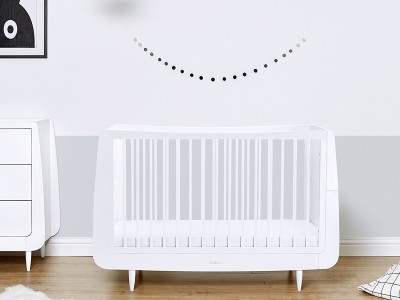 SnuzKot Skandi Cot Bed - White | Baby Snooze
