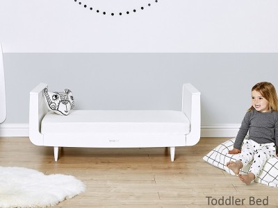 SnuzKot Skandi Cot Bed - White | Baby Snooze