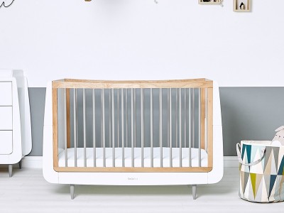 SnuzKot Skandi Cot Bed - Grey | Baby Snooze