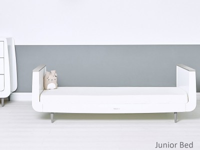 SnuzKot Skandi Cot Bed - Grey | Baby Snooze