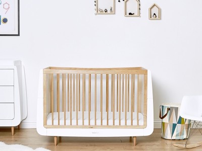SnuzKot Skandi Cot Bed - Natural | Baby Snooze