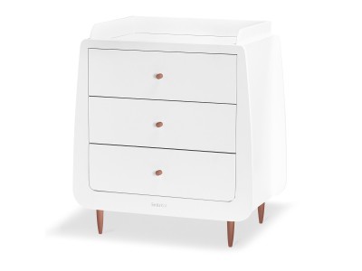 SnuzKot Skandi Changing Unit - Rose Gold | Baby Snooze