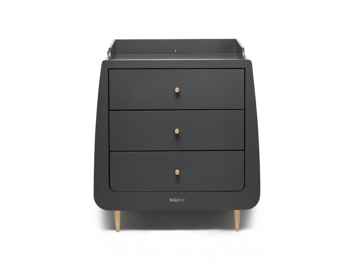 SnuzKot Skandi Changing Unit - Slate Natural | Baby Snooze