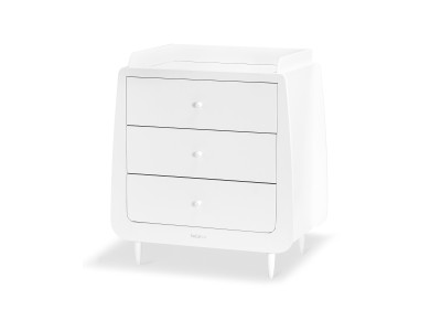 Skandi 2 Piece Nursery Furniture Set - White | SnuzKot