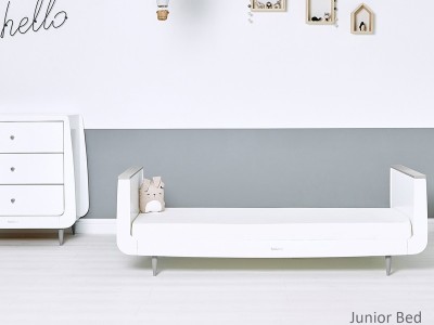 Skandi 2 Piece Nursery Furniture Set - Grey | SnuzKot