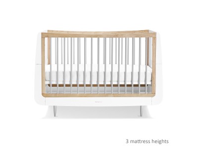 Skandi 2 Piece Nursery Furniture Set - Grey | SnuzKot