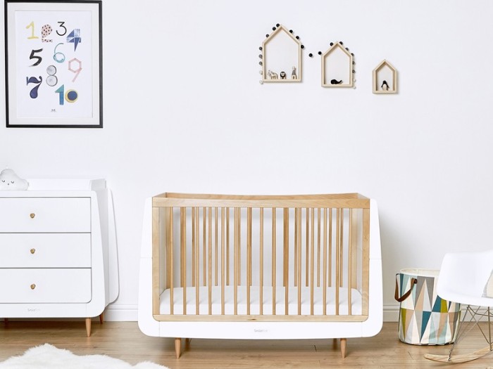 Skandi 2 Piece Nursery Furniture Set - Natural | SnuzKot