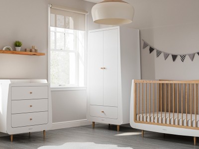 Skandi 3 Piece Nursery Furniture Set - Natural | SnuzKot
