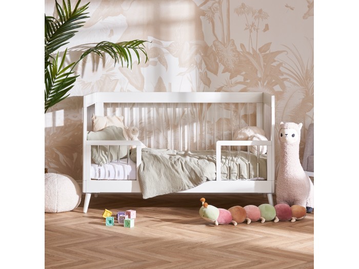Maya 3 Piece Room Set - White with Acrylic | Obaby